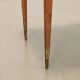 Vintage coffee table from the 1950s in brass, plexiglass, and ash wood, Italy.
