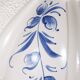 1980s Vintage Hand-Painted Portuguese Pierced Pottery Pendant Lamp