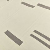 Kilim Gray Beige Ethnic Pattern Vintage Kilim Rug, 282x395Cm