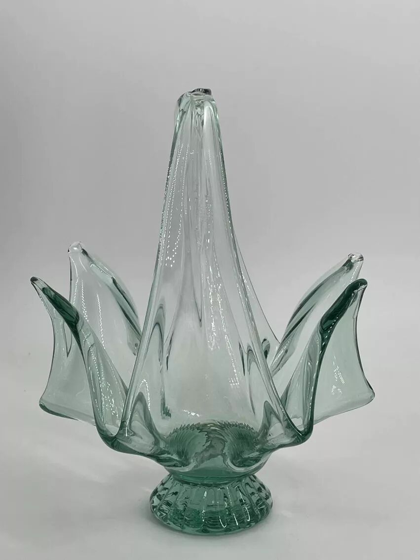 Coupe à fruit vintage en verre