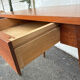 Desk – Vintage – Storage – Teak wood Compass legs