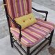 Old Provençal straw chair