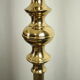 Art Deco brass coat rack from the 20th century.