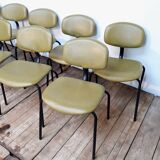9 chairs vintage Stafor Steelcase