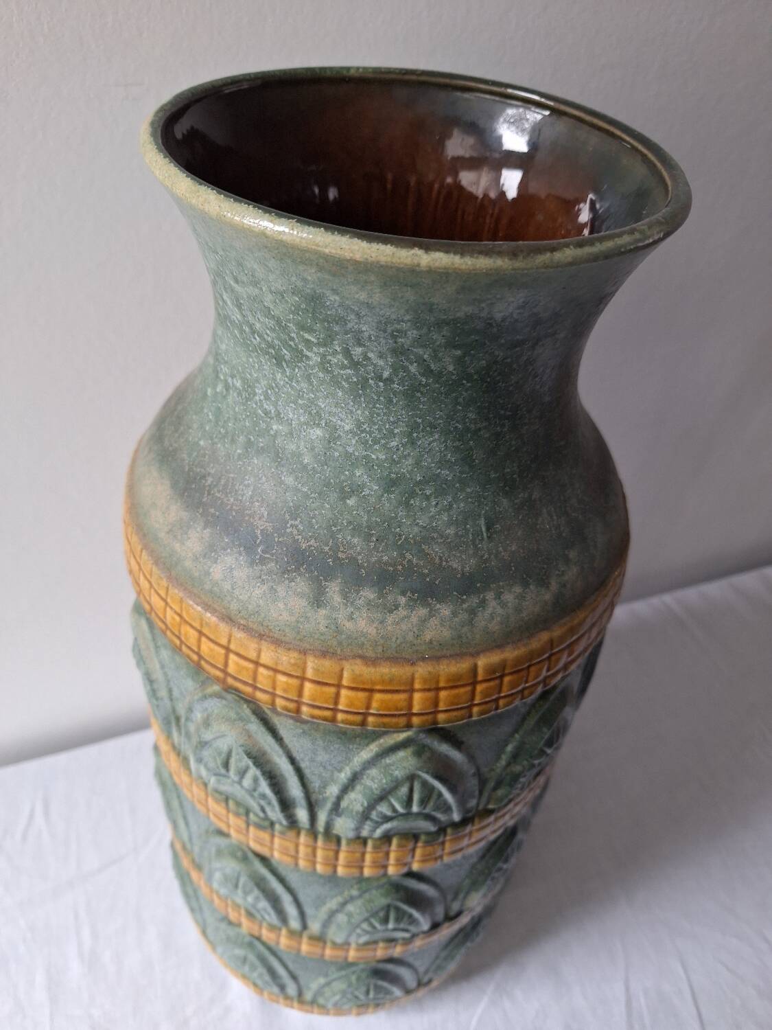 West Germany vase, carafe, vintage pitcher