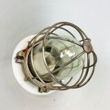 Grey Industrial Explosion Proof Lamp with Aluminium Shade from Zaos, 1970s