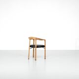 “Ulna” wooden armchair by Franco Poli for Bernini, Italy 1986.