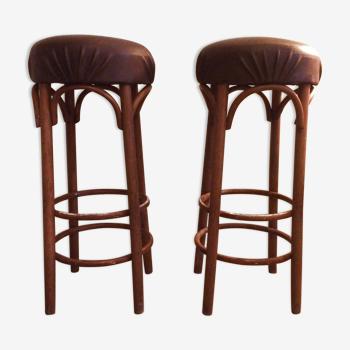 Pair of vintage Bistro stools