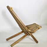 Fauteuil pliable scandinave, 1980