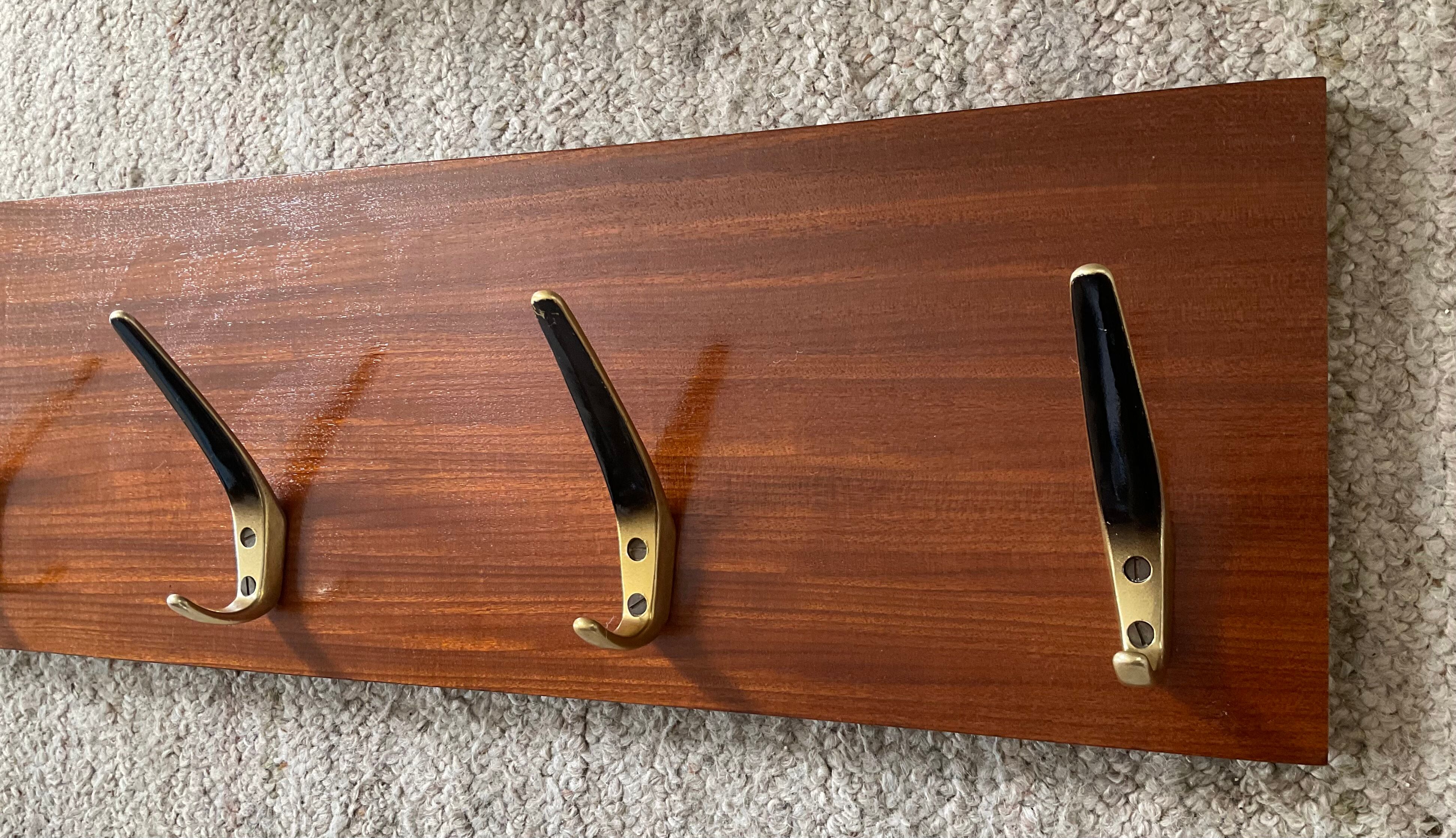 Scandinavian wardrobe coat rack from the 60s