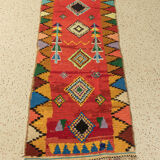 VINTAGE BOUJAD, BERBER RUG, 105 X 248