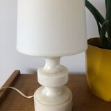 Vintage stone foot lamp