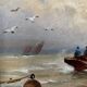 Set of 2 old paintings signed G. Cordier, early twentieth century