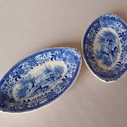"Burgenland" blue bowls Villeroy & Boch Mettlach