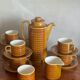 Coffee tea set Hornsea Saffron England