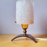 Plexiglas and perspex tripod lamp, 1950.