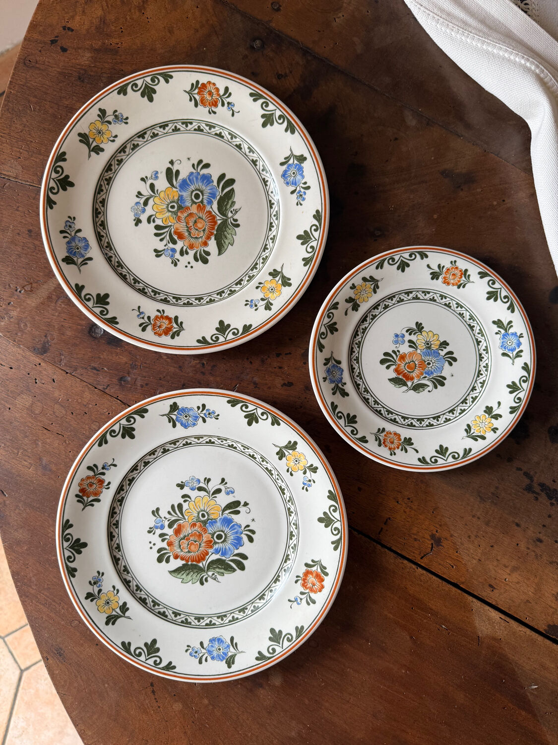 3 Villeroy & Boch plates - Alt Amsterdam