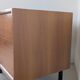 Small wooden and metal side table, 1970s