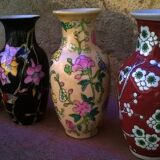 Series of Asian vases