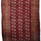 Tapis vintage ouzbek Boukhara fait main 128 cm x 183 cm années 1920