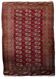 Handmade vintage Uzbek Bukhara rug 128cm x 183cm 1920s