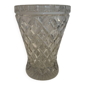 Vase en cristal ciselé