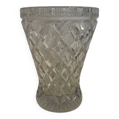 Vase en cristal ciselé