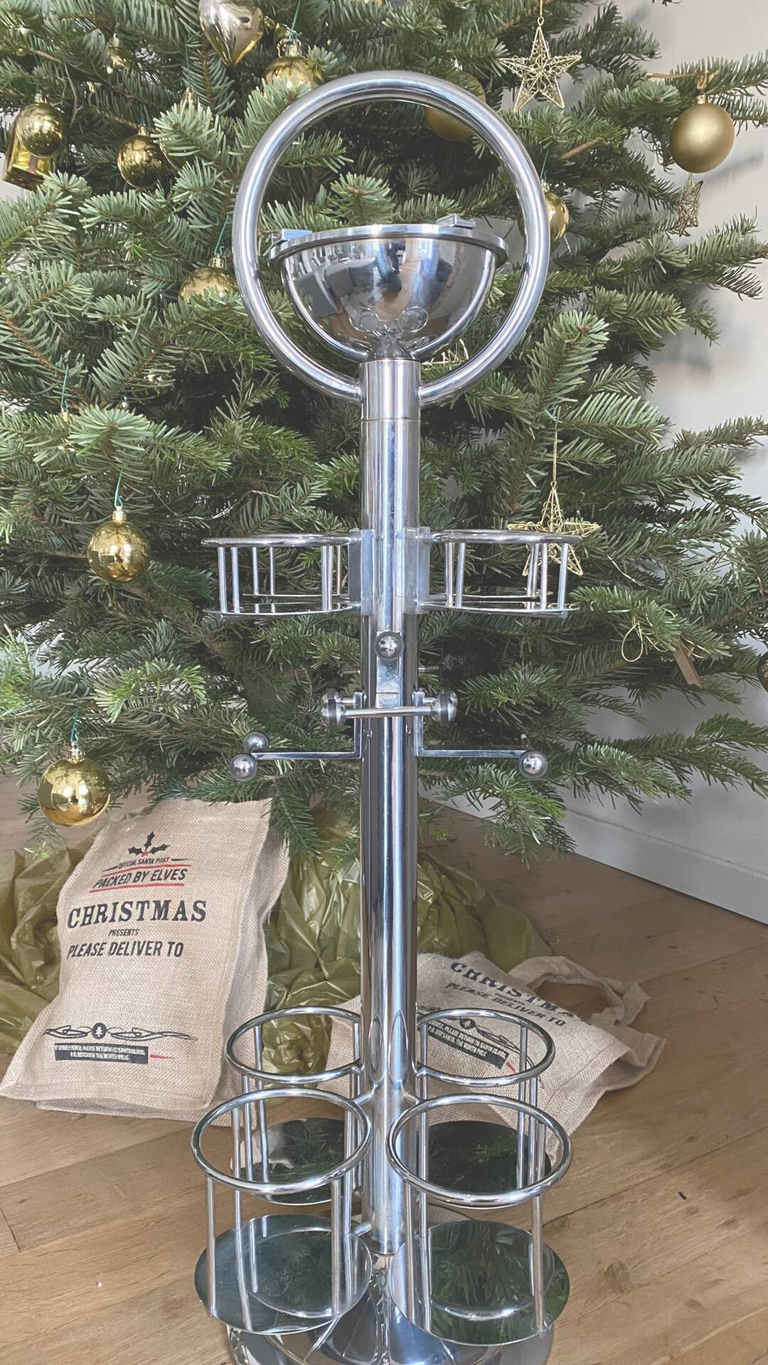 Vintage art deco bottle holder