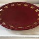 Plat ajouré Saint-Clément par Blanche Letalle mid-Century D 35 cm