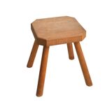 Solid wood stool