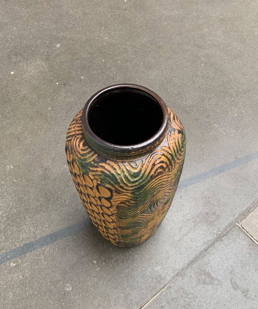 Brutalist pedestal vase by Dümler & Breiden, mid-century, 1960s.