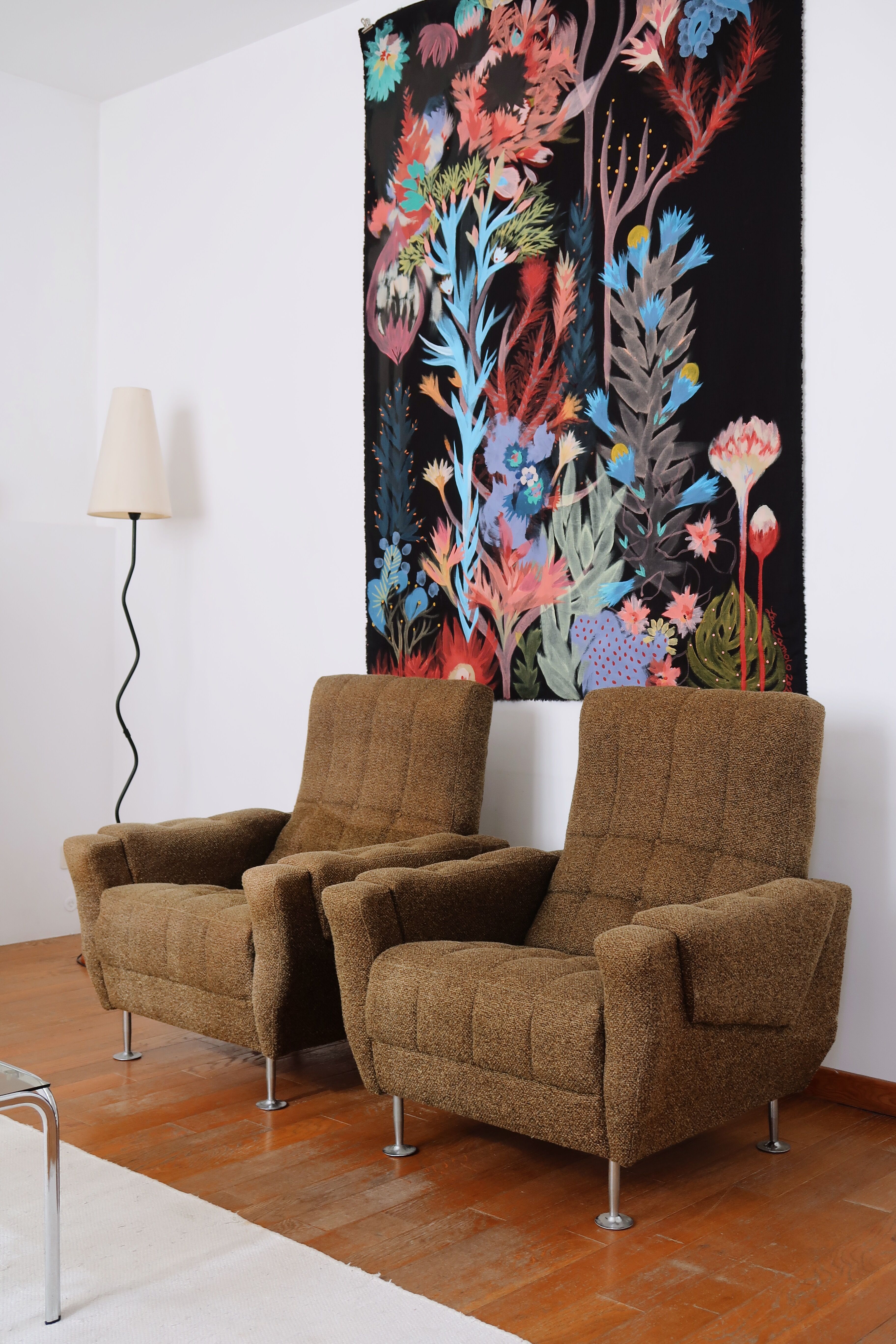 Pair of art deco armchairs