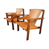 Paire de fauteuils Trienna Safari par Acking