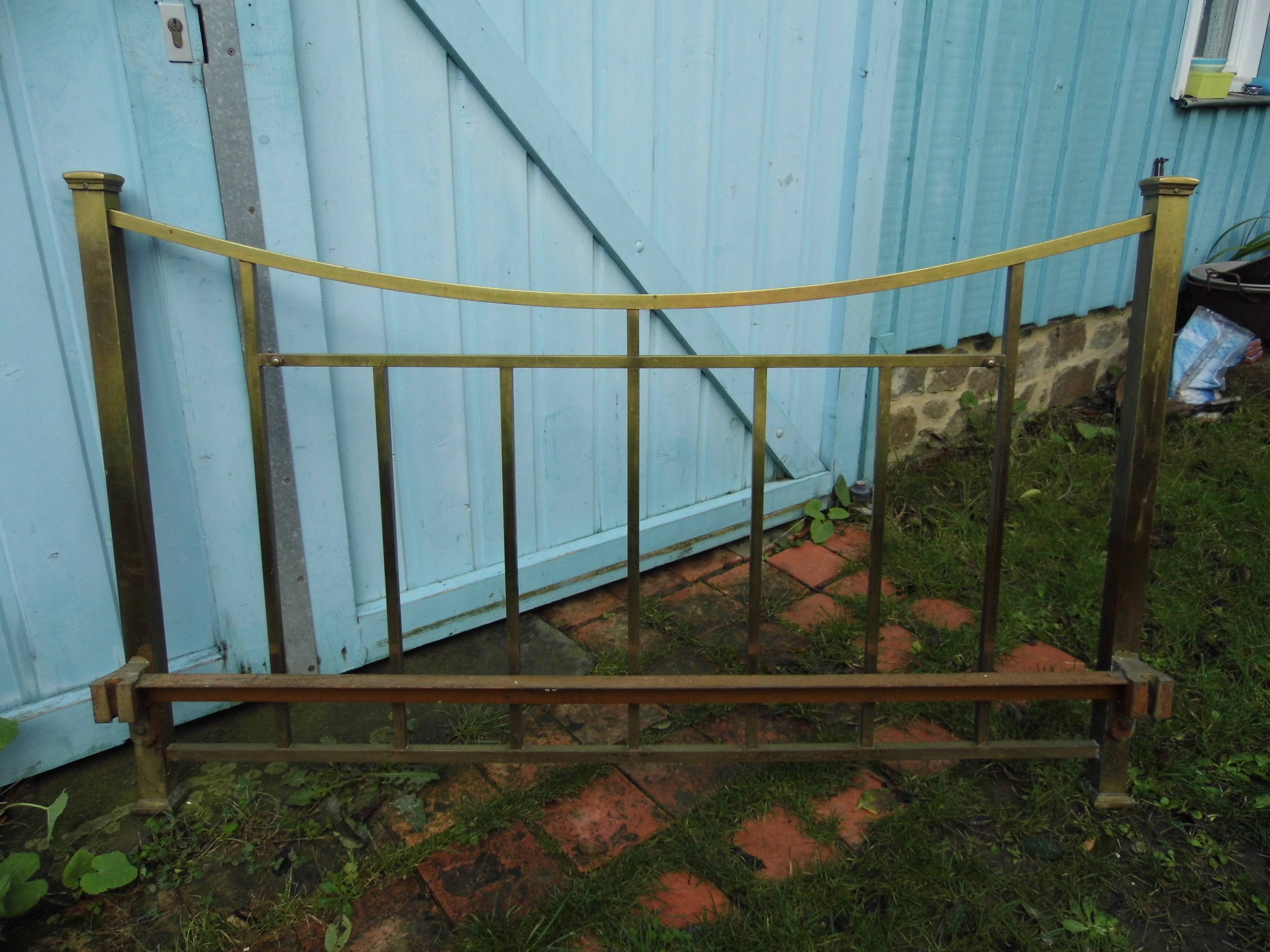 20/30s Art Deco copper headboard