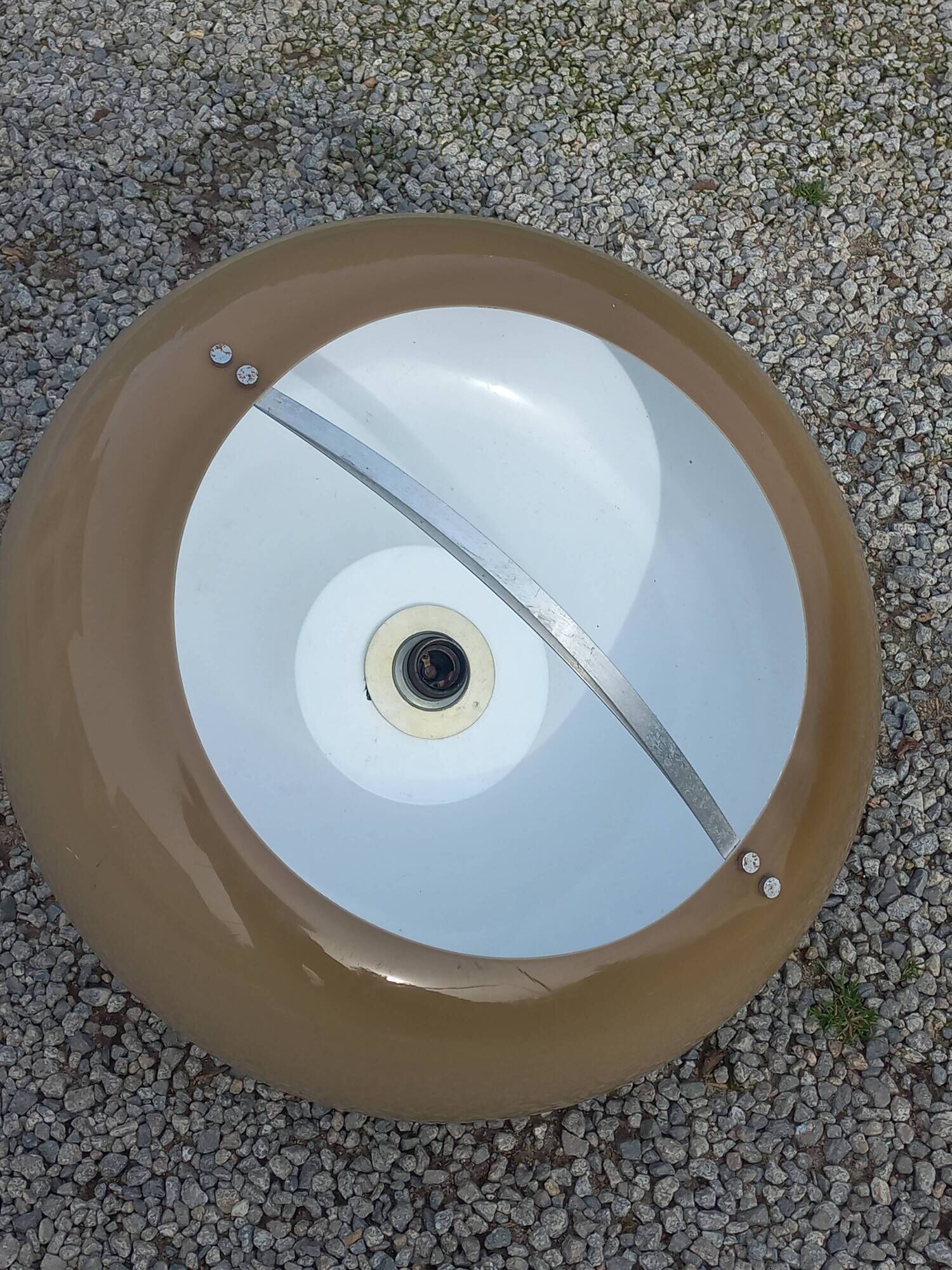 Suspension design italien space age en methacrylate des années 70
