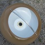 Italian space age design pendant light in methacrylate from the 70s