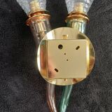 Glass wall light designed by Giuseppe Righetto for Artemide, Italy 1980.