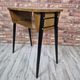 Restored Mid Century Modern Oak and Ash Radio Table Type 640-B 1970s