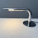 Large table lamp “Gulp,” chrome-plated, by Ingo Maurer for Design M, Germany, 1960s