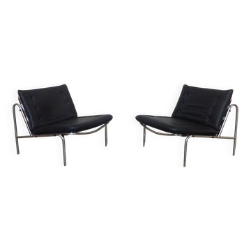 Set of 2 Lounge Chairs Model SZ07 “Kyoto” by Martin Visser For 'T Spectrum