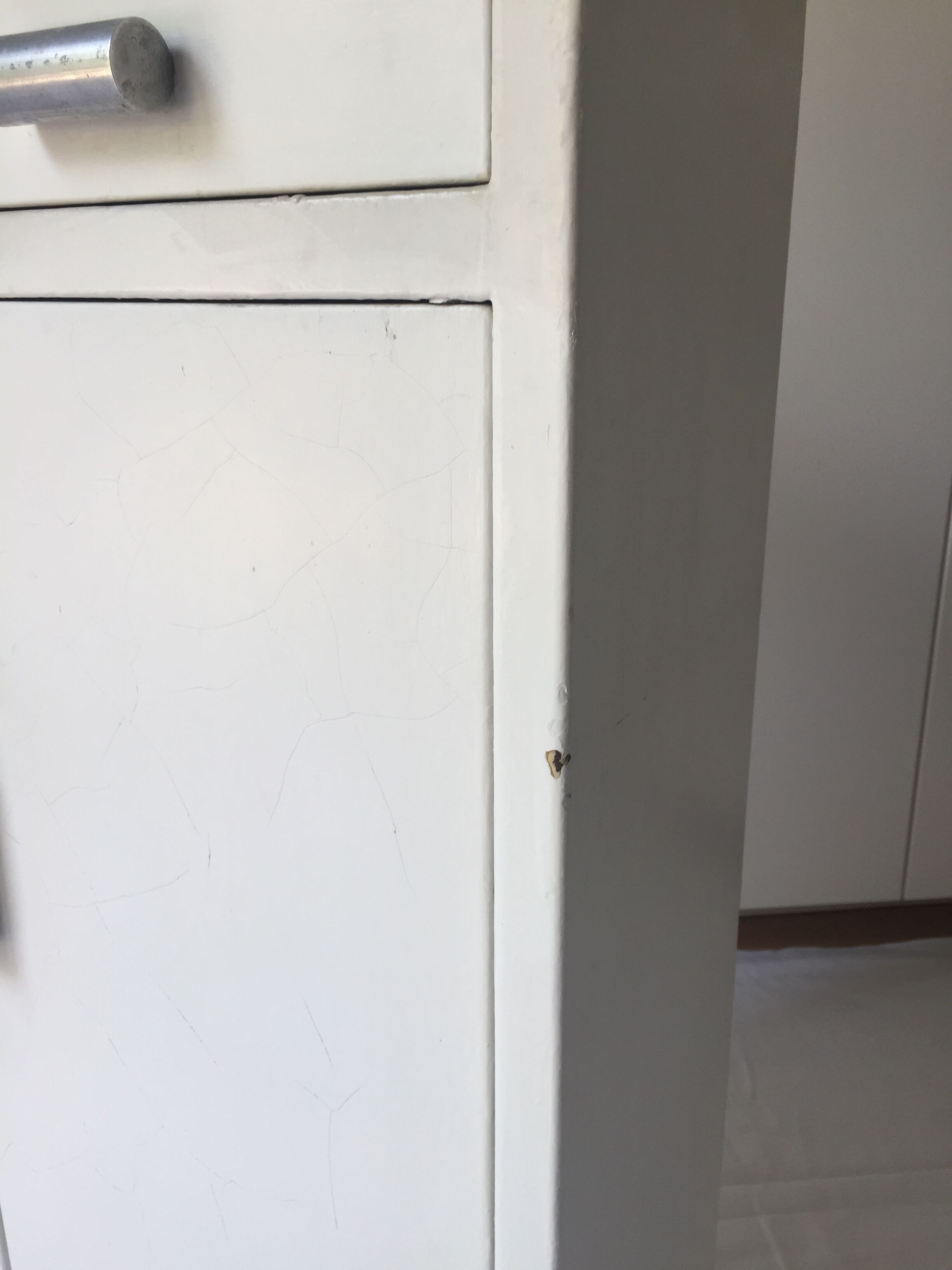 Furniture handle white metal aluminium