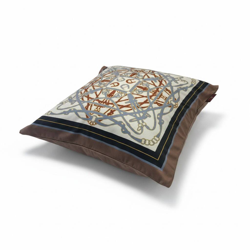 Coussin en velours authentique Etienne Aigner – Coussin de designer 45x45