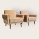Twee Mid Century fauteuils