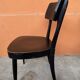 6 chaises bistrot bois courbé patinées