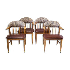 suite de 4 fauteuils