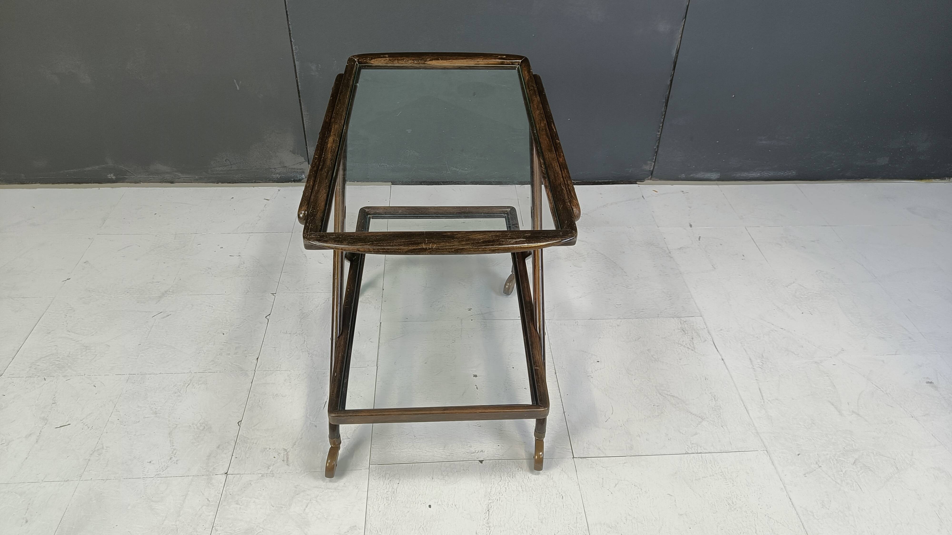 Vintage italian serving trolley, 1950s