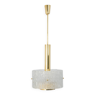 Large Murano hanging lamp by Hillebrand, 1970s