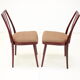 Ensemble de quatre chaises de salle à manger des années 1970 par Jitona Tchécoslovaquie