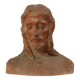 Old Abstract Terracotta Bust of Christ Life Size