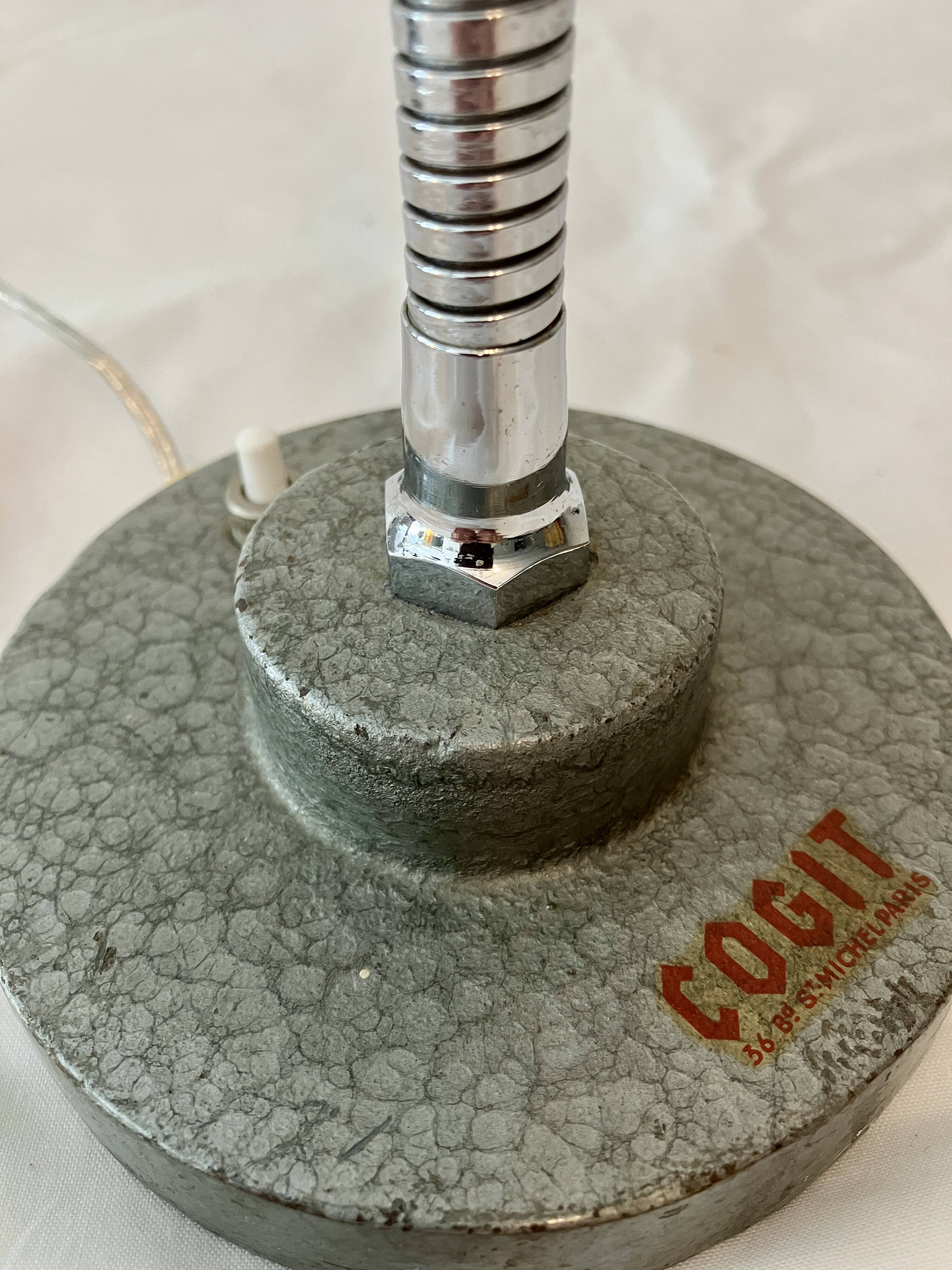 Pair of cogit workshop lamps